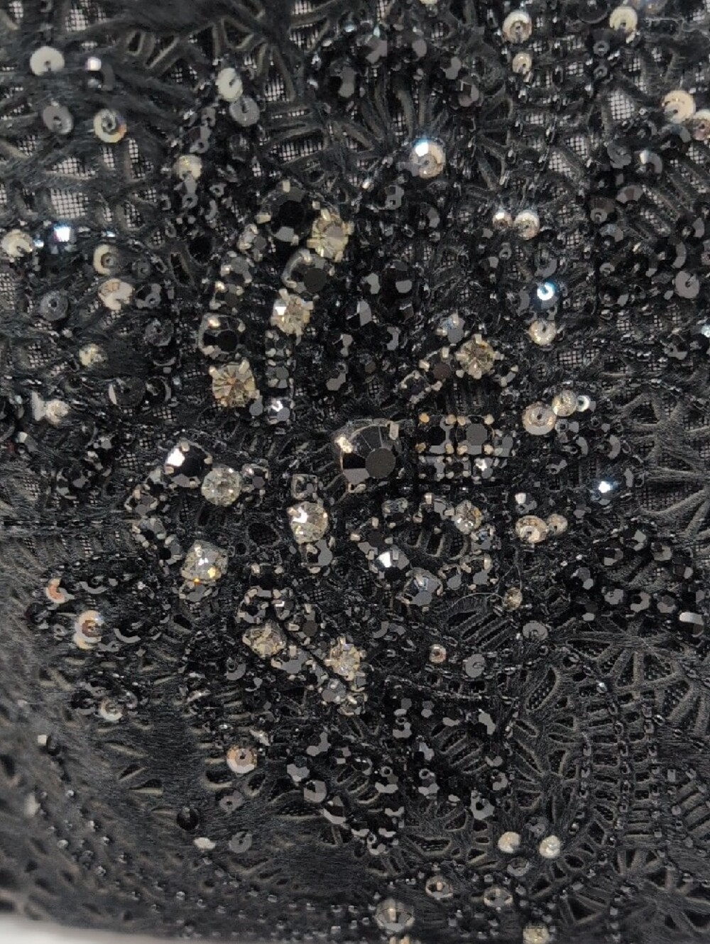 Valentino Garavani Lazer Cut Calfhair Crystal Embellished Tote - Picture 2 of 16